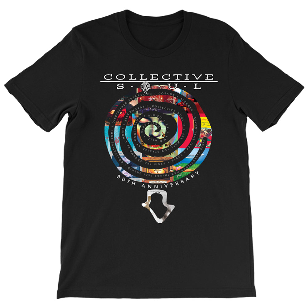 Collective Soul Album Swirl T, Black