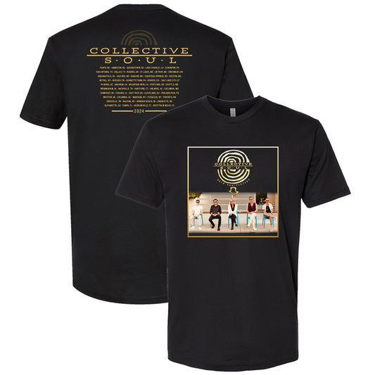 Collective Soul Gold 2024 Tour T, Black